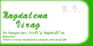 magdalena virag business card